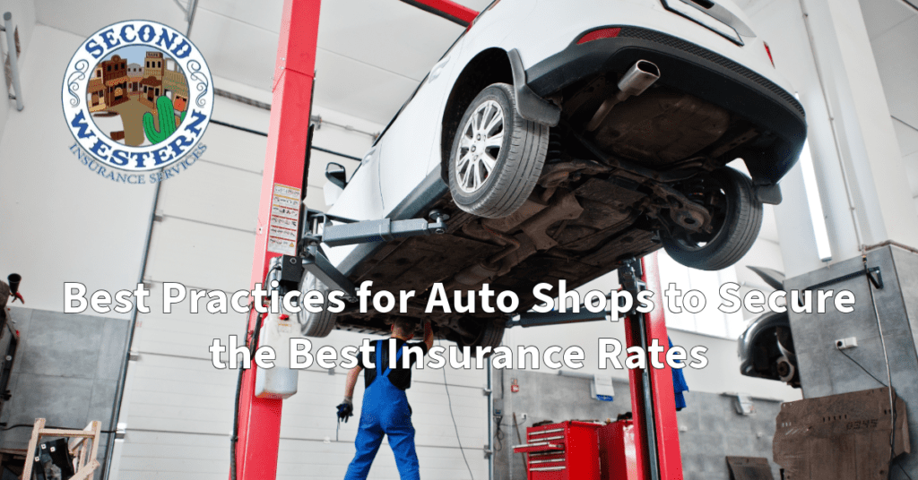 vehicle on a lift in a los angeles auto repair shop